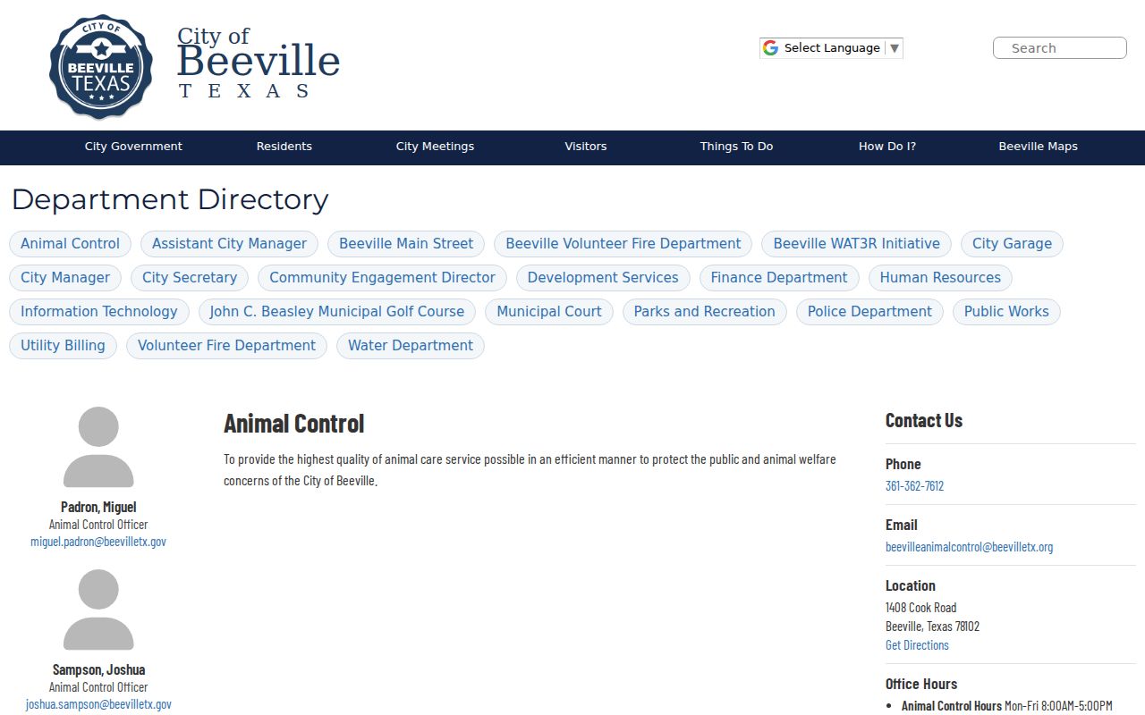 Bee County municipal court warrant reference to Beeville Municipal Court office